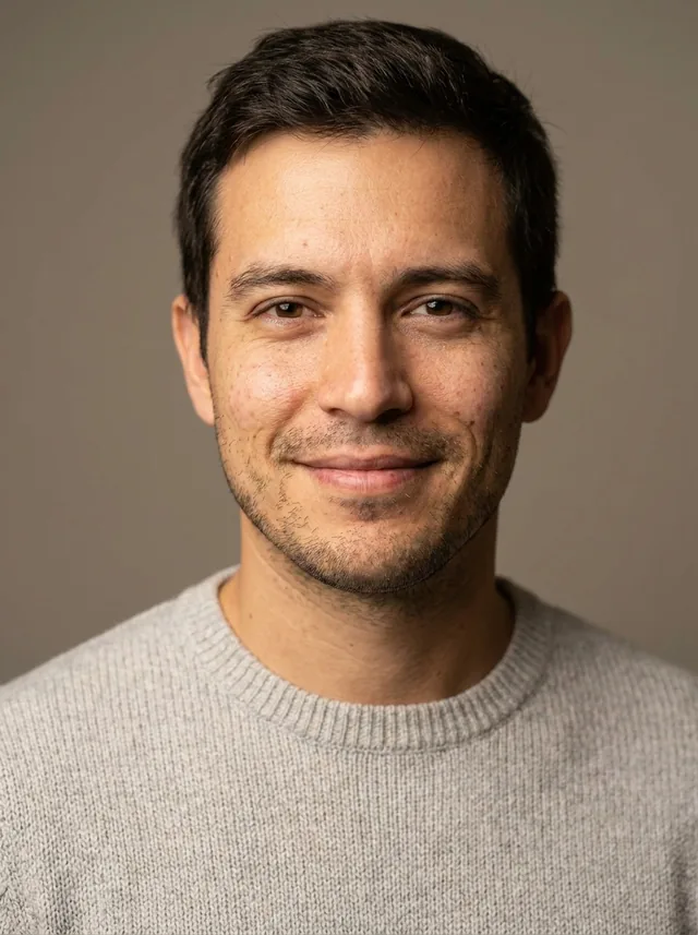 Actor, warm smile